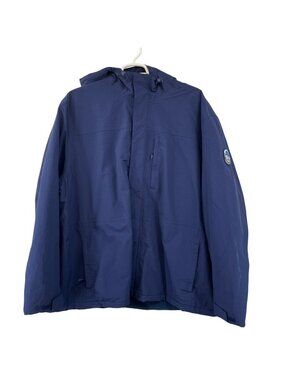 Lands End Squall Waterproof Winter Coat 4XLT Tall Blue Used